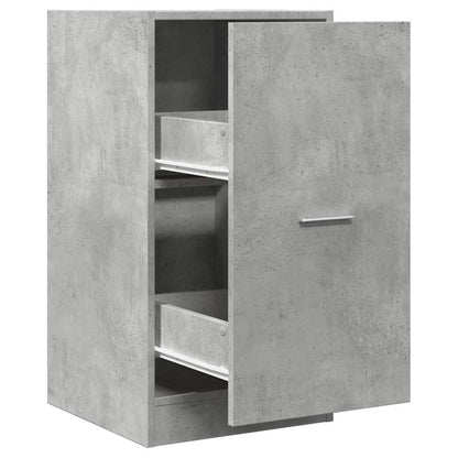 Armadietto da Farmacia Grigio Cemento 40x41x77,5 cm Truciolato | homemem39