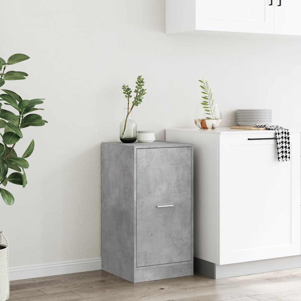 Armadietto da Farmacia Grigio Cemento 40x41x77,5 cm Truciolato | homemem39