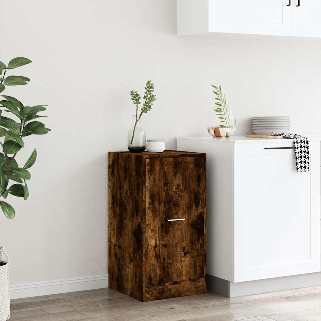 Armadietto da Farmacia Rovere Fumo 40x41x77,5 cm in Truciolato | homemem39