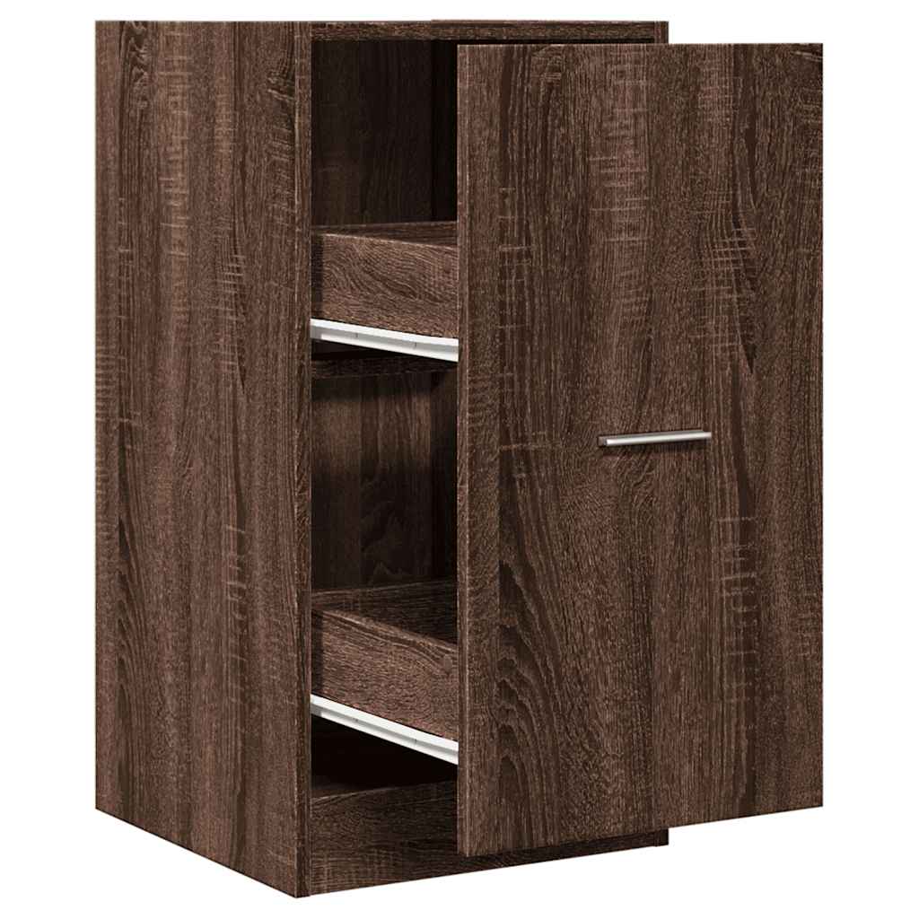 Armadietto da Farmacia Rovere Marrone 40x41x77,5 cm Truciolato