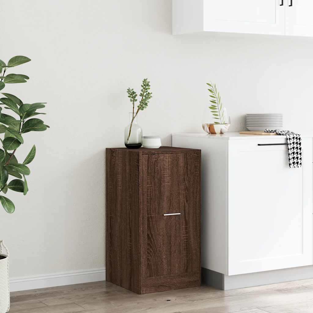 Armadietto da Farmacia Rovere Marrone 40x41x77,5 cm Truciolato
