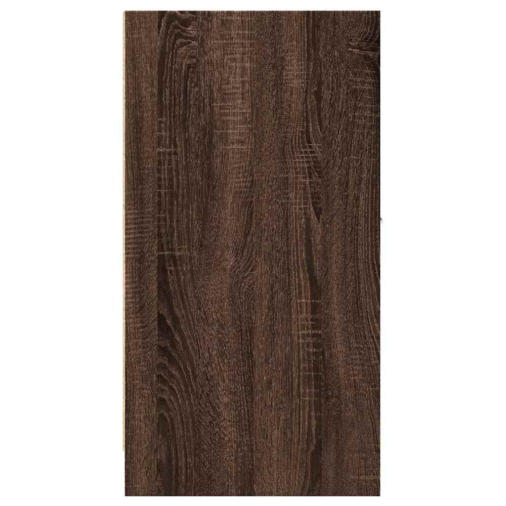 Armadietto da Farmacia Rovere Marrone 40x41x77,5 cm Truciolato