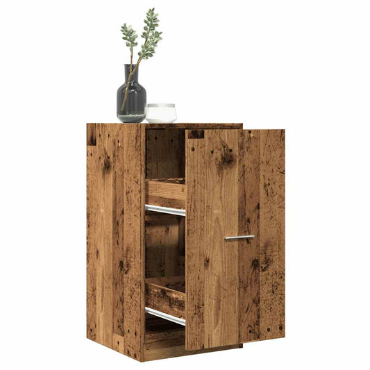 Armadietto da Farmacia Legno Vecchio 40x41x77,5cm in Truciolato | homemem39
