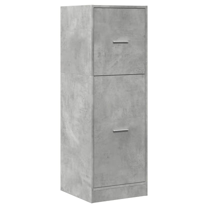 Armadietto da Farmacia Grigio Cemento 40x41x118 cm Truciolato | homemem39