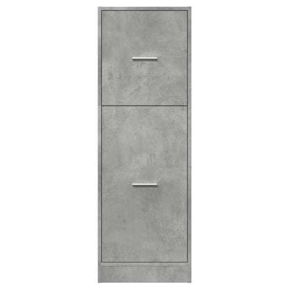 Armadietto da Farmacia Grigio Cemento 40x41x118 cm Truciolato | homemem39