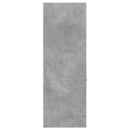 Armadietto da Farmacia Grigio Cemento 40x41x118 cm Truciolato
