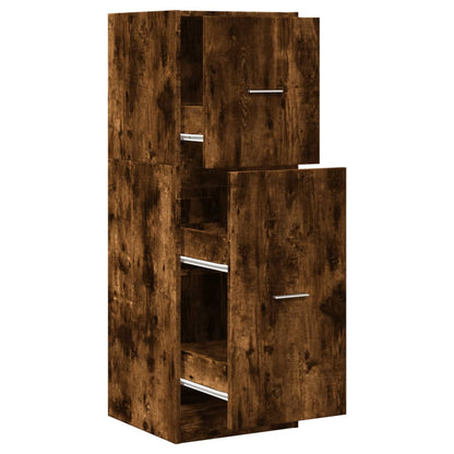 Armadietto da Farmacia Rovere Fumo 40x41x118 cm in Truciolato | homemem39