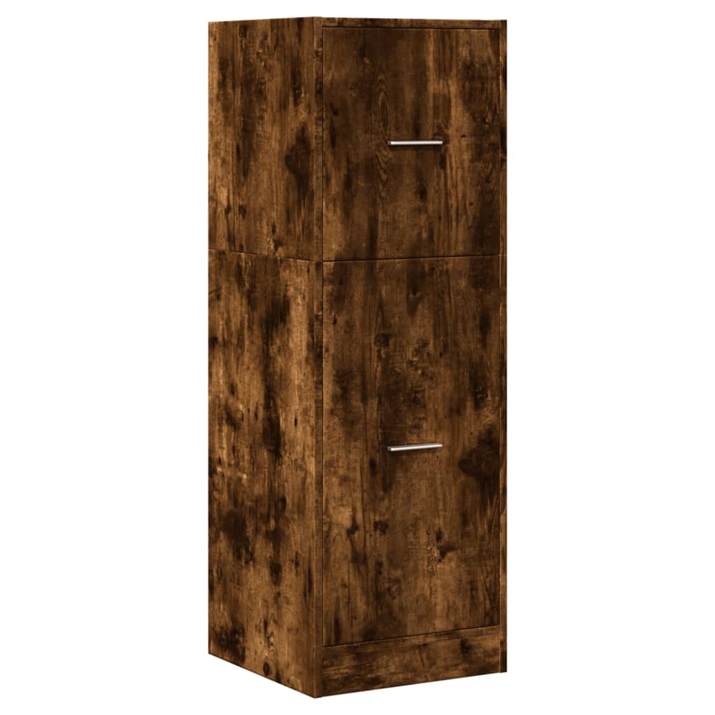Armadietto da Farmacia Rovere Fumo 40x41x118 cm in Truciolato | homemem39