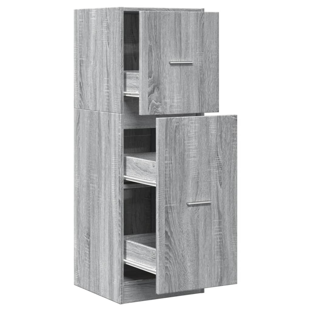 Armadietto da Farmacia Grigio Sonoma 40x41x118 cm in Truciolato | homemem39
