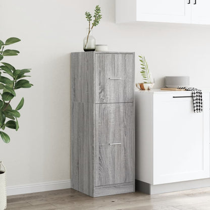 Armadietto da Farmacia Grigio Sonoma 40x41x118 cm in Truciolato | homemem39