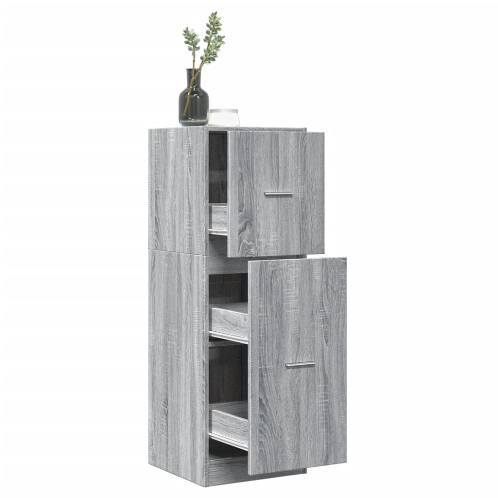 Armadietto da Farmacia Grigio Sonoma 40x41x118 cm in Truciolato | homemem39