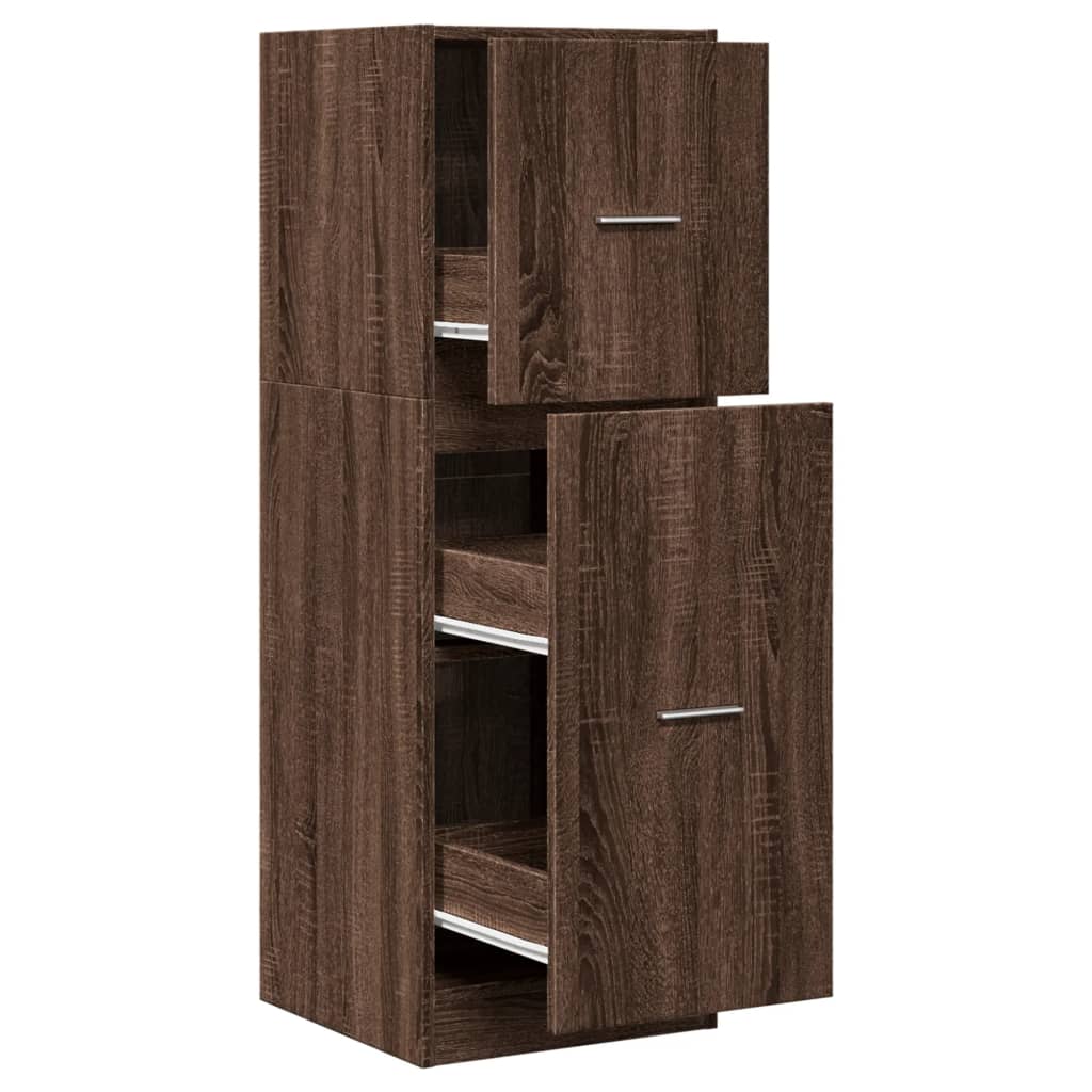 Armadietto da Farmacia Rovere Marrone 40x41x118 cm Truciolato | homemem39