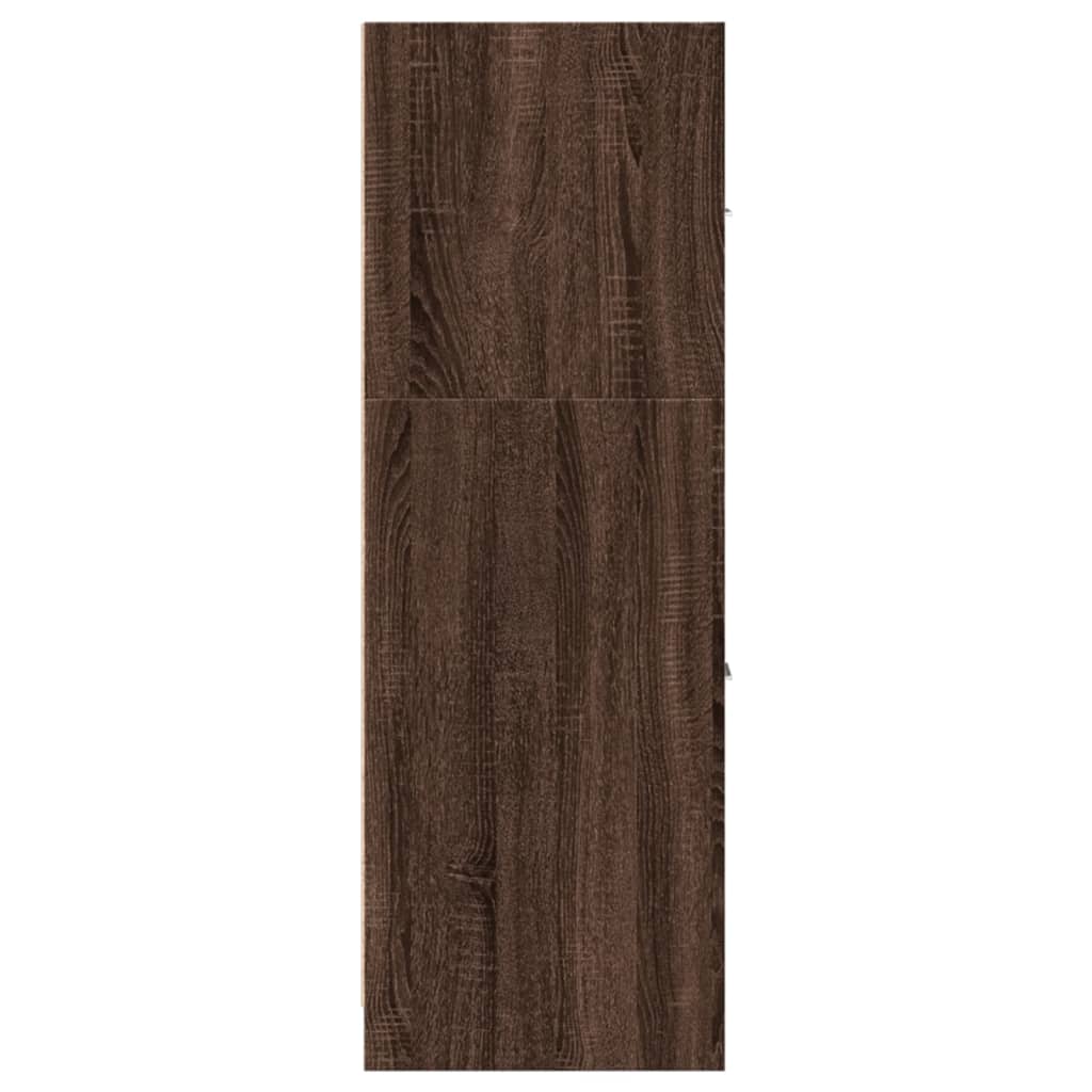 Armadietto da Farmacia Rovere Marrone 40x41x118 cm Truciolato | homemem39