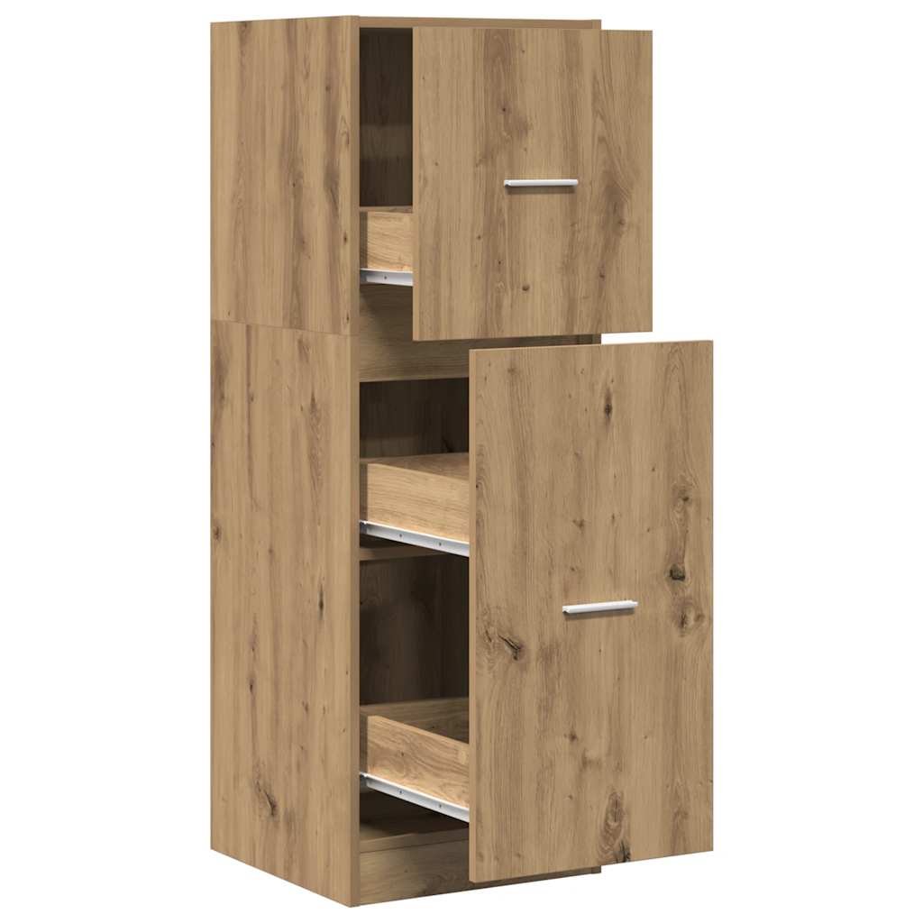 Armadietto da Farmacia Rovere 40x41x118 cm in Truciolato