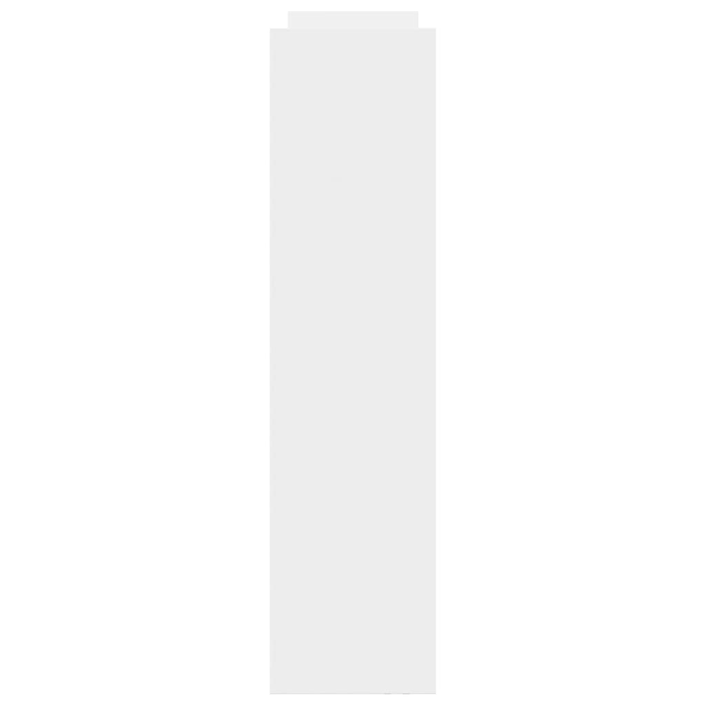 Carrello Portaoggetti Stretto a 4 Livelli in Truciolato - homemem39