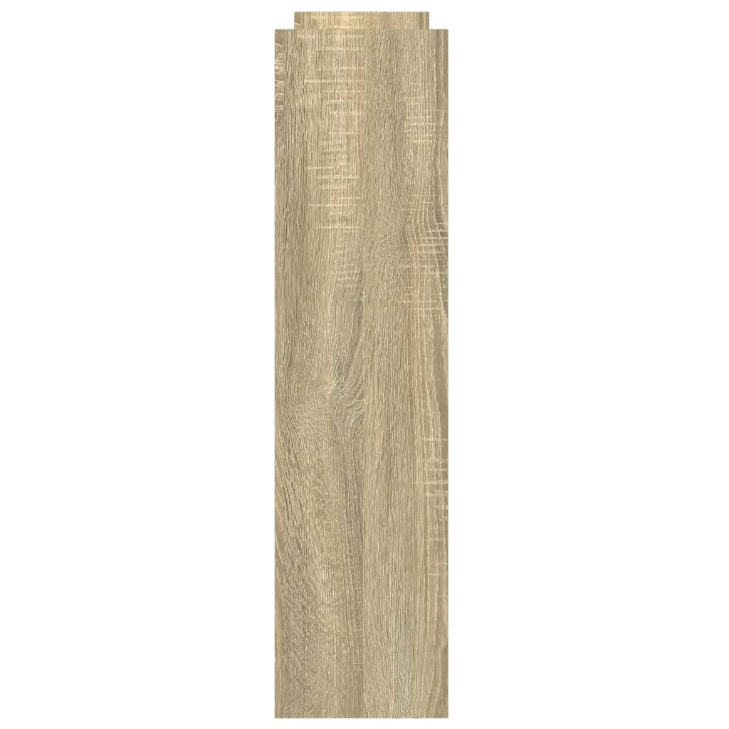 Carrello Stretto a 4 Livelli Rovere Sonoma in Truciolato - homemem39