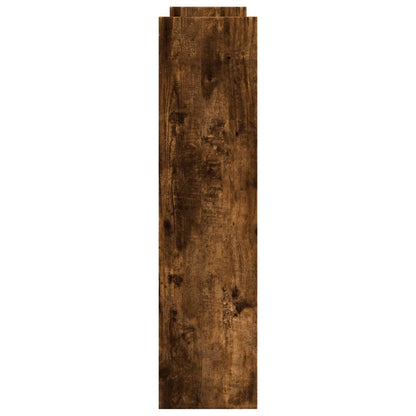 Carrello Stretto a 4 Livelli Rovere Fumo in Truciolato - homemem39