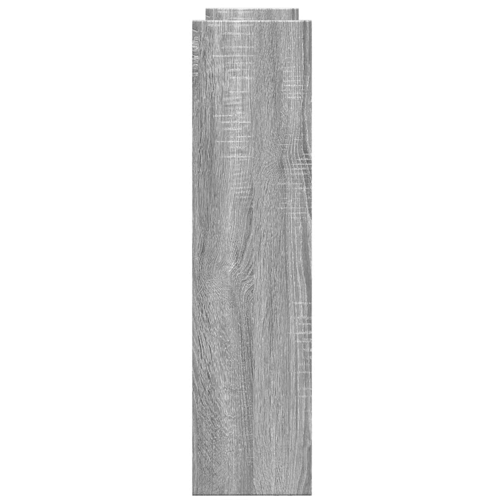 Carrello Stretto a 4 Livelli Grigio Sonoma in Truciolato - homemem39