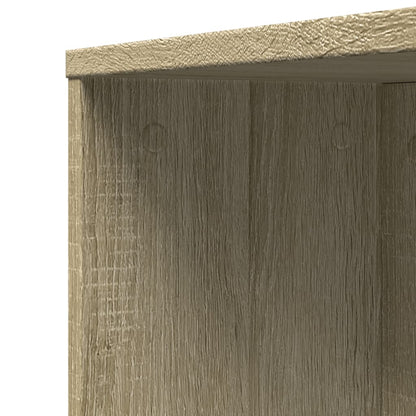 Armadietto da Bagno Stretto con Ruote Rovere Sonoma Truciolato | homemem39