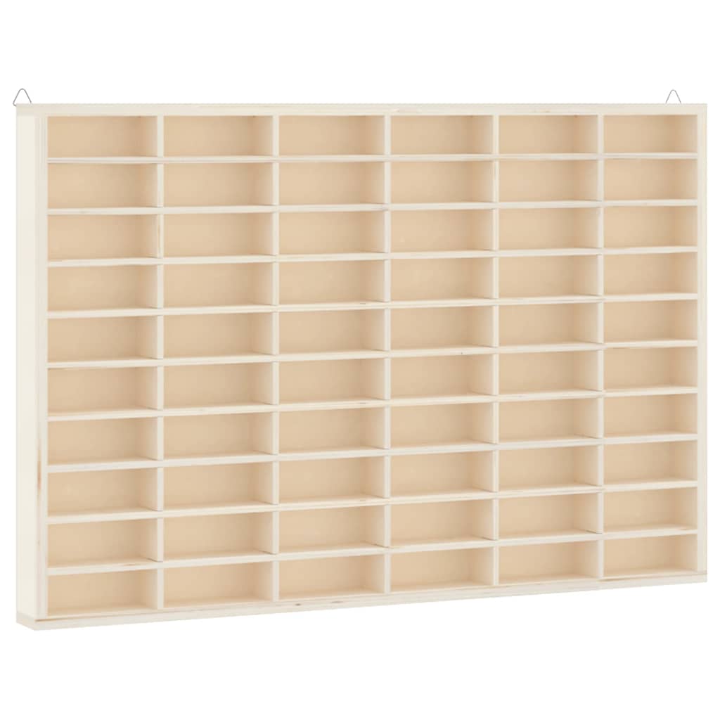 Vetrina da collezione in legno con 60 scomparti 60x4,5x40,5cm | homemem39