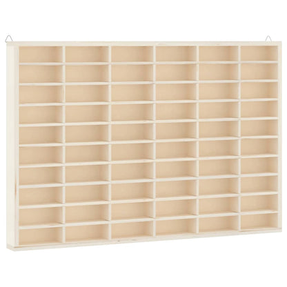 Vetrina da collezione in legno con 60 scomparti 60x4,5x40,5cm | homemem39