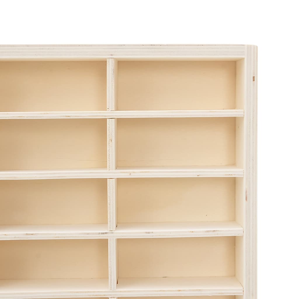 Vetrina da collezione in legno con 90 scomparti 50,5x4,5x79 cm | homemem39