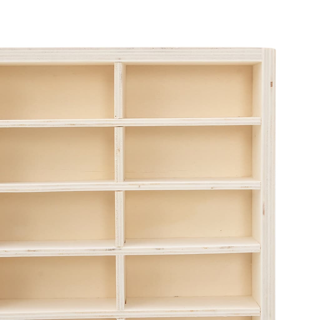 Vetrina da collezione in legno con 56 scomparti 40x4,5x60cm | homemem39