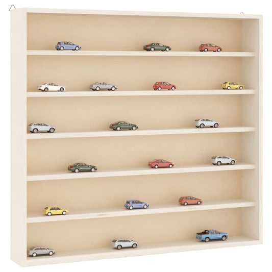 Teca da Collezione in Legno con 6 Ripiani 60x8,5x55 cm | homemem39