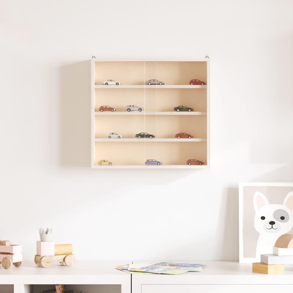 Teca da Collezione in Legno con Porte 40x8,5x37 cm | homemem39
