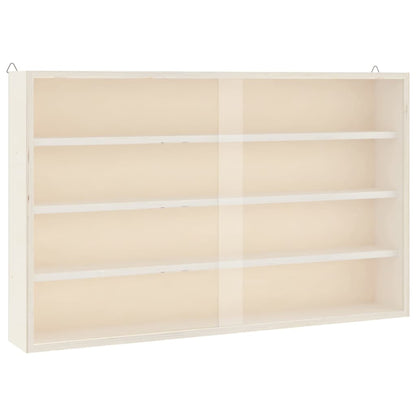 Vetrina da collezione in legno con ante 60x8,5x37cm | homemem39