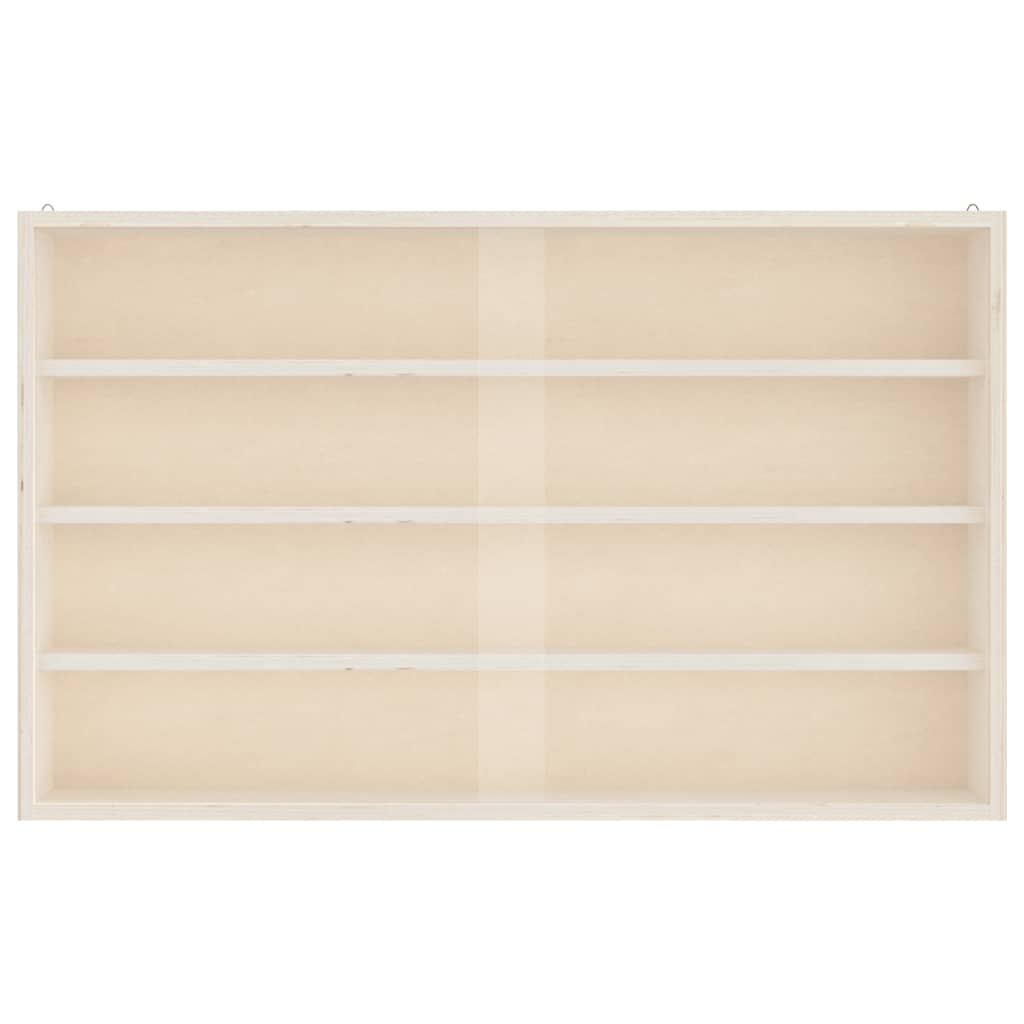 Vetrina da collezione in legno con ante 60x8,5x37cm | homemem39