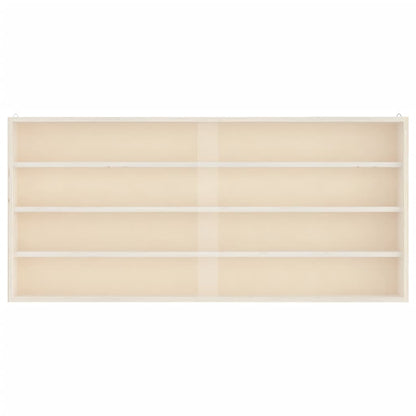 Vetrina da collezione in legno con ante 80x8,5x37cm | homemem39