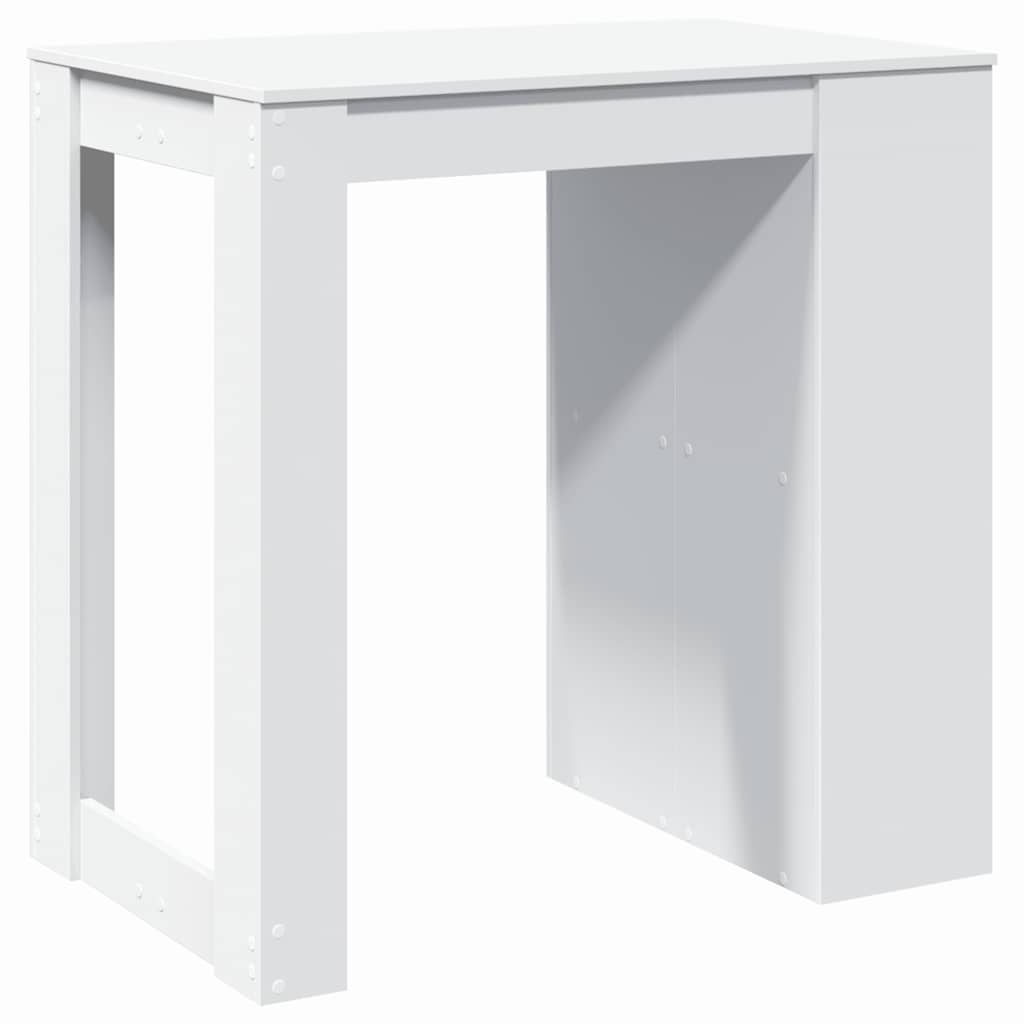 Tavolo da Bar Bianco 102x70x103,5 cm in Truciolato | homemem39