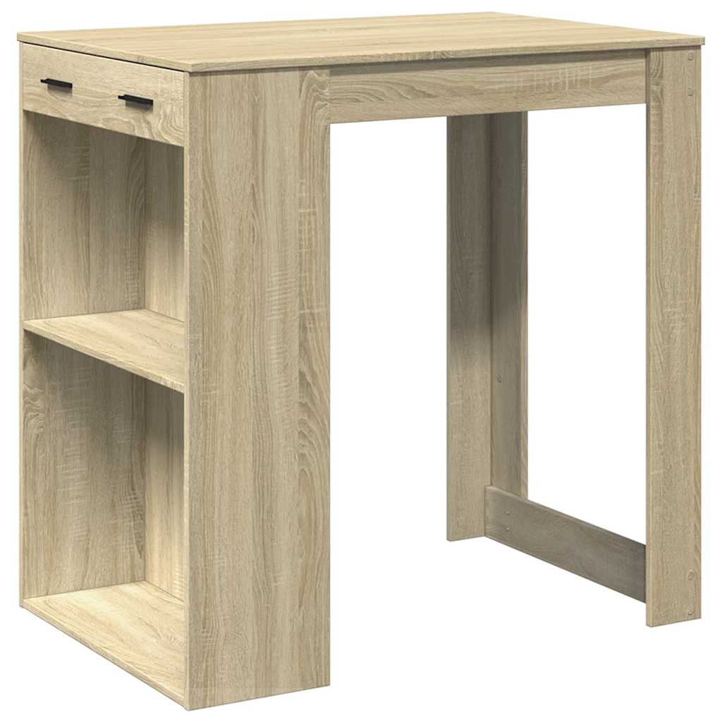 Tavolo da Bar Rovere Sonoma 102x70x103,5 cm in Truciolato | homemem39