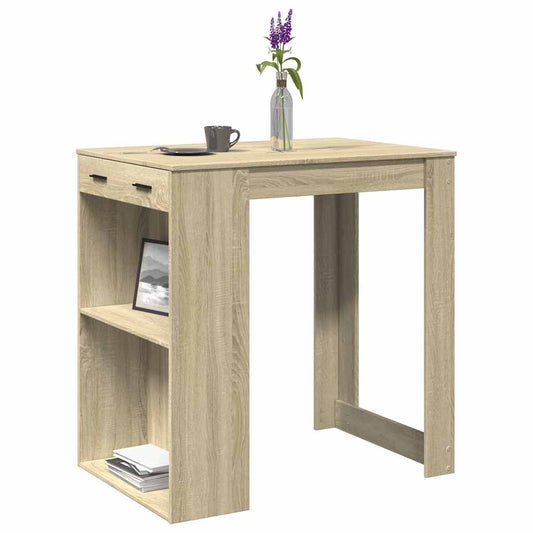 Tavolo da Bar Rovere Sonoma 102x70x103,5 cm in Truciolato | homemem39