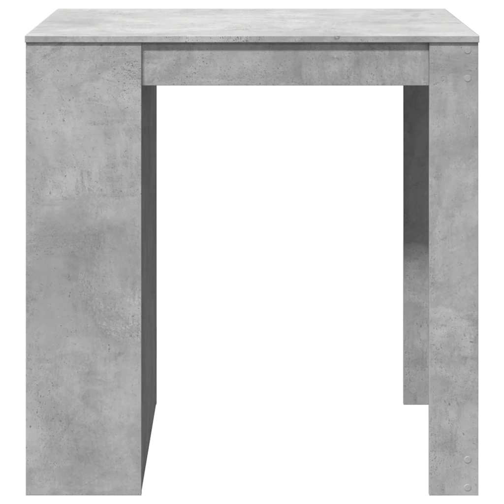 Tavolo da Bar Grigio Cemento 102x70x103,5 cm in Truciolato | homemem39