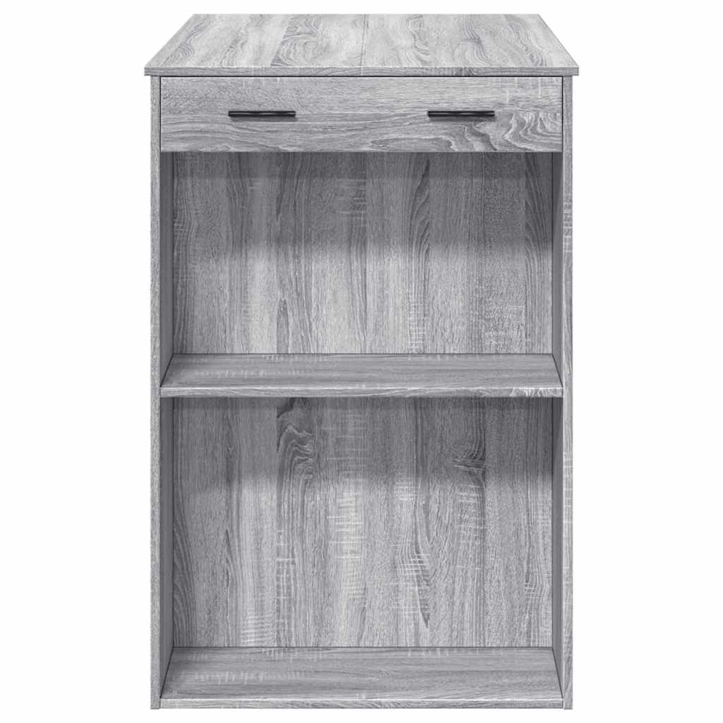 Tavolo da Bar Grigio Sonoma 102x70x103,5 cm in Truciolato | homemem39