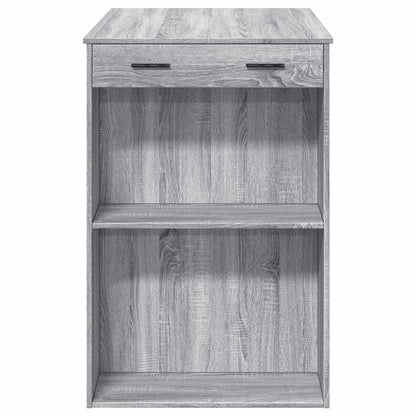 Tavolo da Bar Grigio Sonoma 102x70x103,5 cm in Truciolato | homemem39