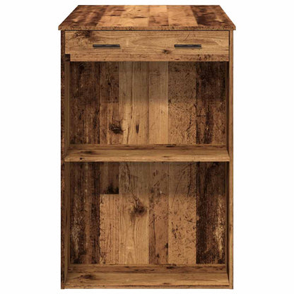 Tavolo da Bar Legno Antico 102x70x103,5 cm in in Truciolato | homemem39
