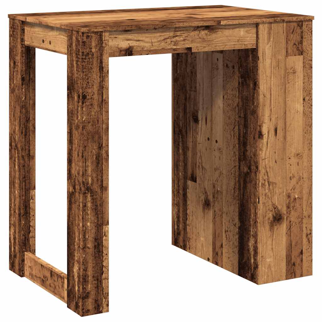 Tavolo da Bar Legno Antico 102x70x103,5 cm in in Truciolato | homemem39
