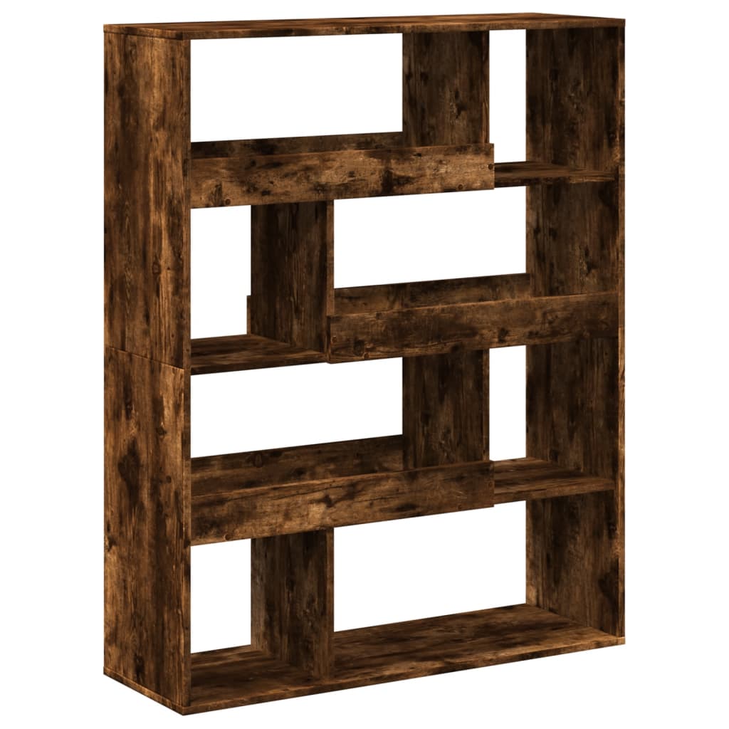 Libreria Rovere Fumo 100x33x125,5 cm in Legno Multistrato