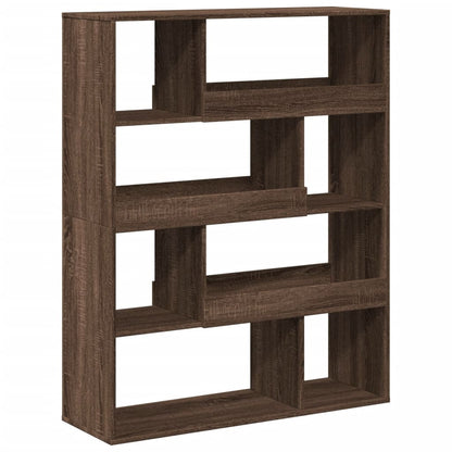 Libreria Rovere Marrone 100x33x125,5 cm in Legno Multistrato