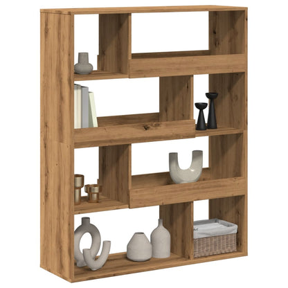 Libreria Rovere Artigianale 100x33x125,5cm in Legno Multistrato