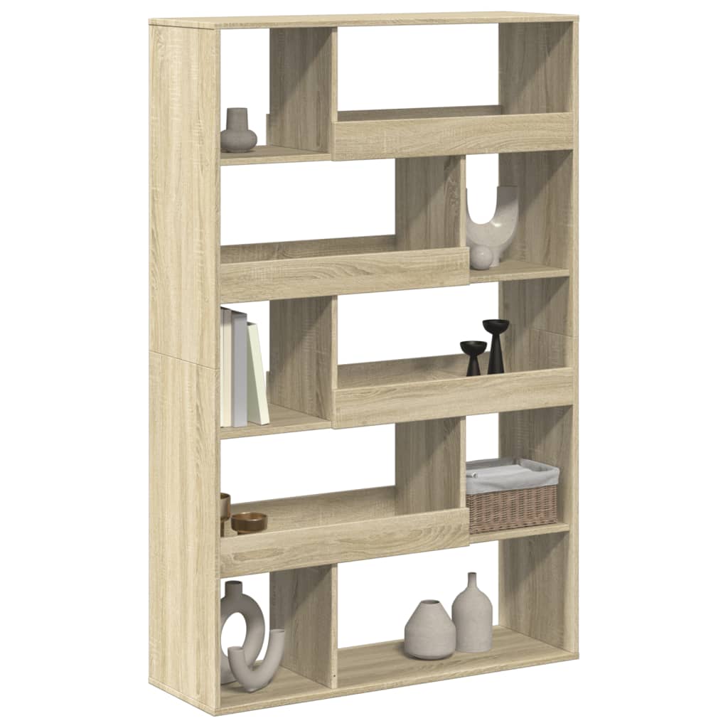 Libreria Rovere Sonoma 100x33x156,5 cm in Truciolato