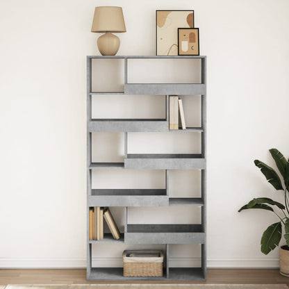 Libreria Grigio Cemento 100x33x187,5 cm in Truciolato