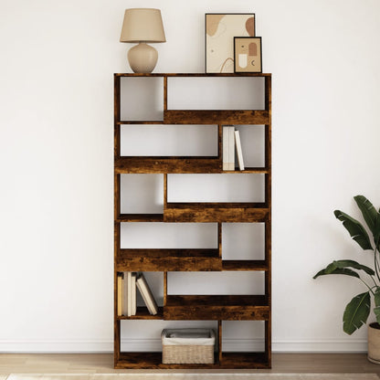 Libreria Rovere Fumo 100x33x187,5 cm in Truciolato