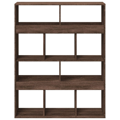 Libreria Rovere Marrone 100x33x125,5 cm in Legno Multistrato