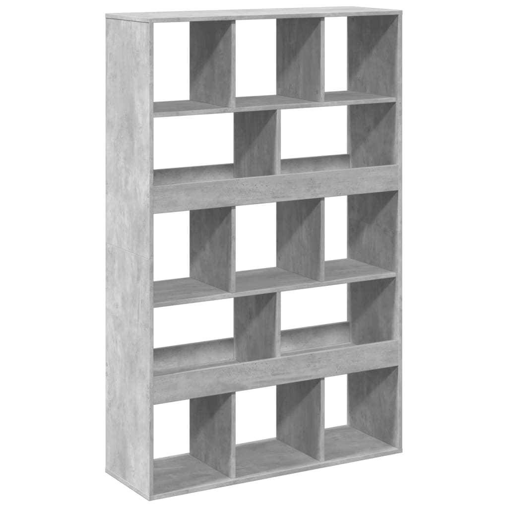 Libreria Grigio Cemento 100x33x156,5 cm in Truciolato