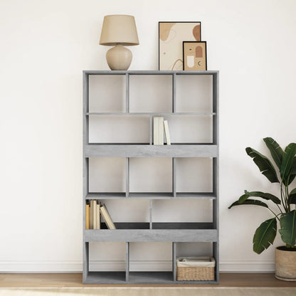 Libreria Grigio Cemento 100x33x156,5 cm in Truciolato