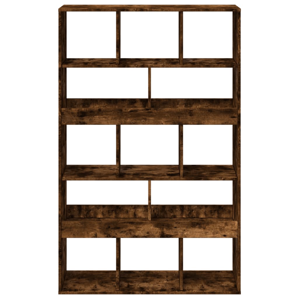 Libreria Rovere Fumo 100x33x156,5 cm in Truciolato